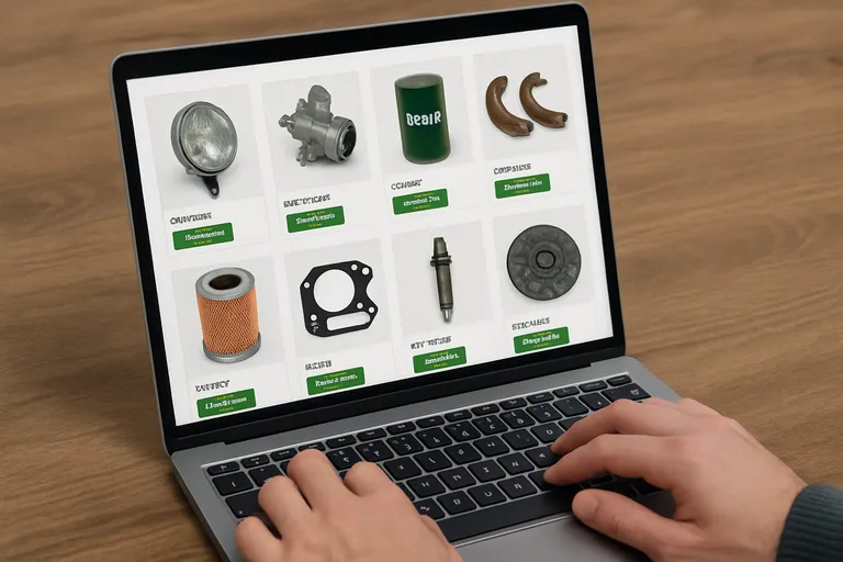 Eenvoudig bestellen van onderdelen